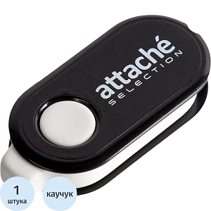 Ластик Attache Selection раздвижной с пластиковым черным держателем