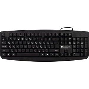 Клавиатура E-KB721 черная, USB, 104кн BT-JKB-003/E-KB721