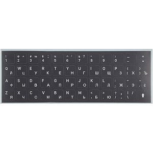 Этикетки на клав. Red Line для ноутбуков, рус и англ, серый (УТ000031341)