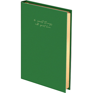 Ежедневник недатированный зеленый, А5 136 л., Do small things, ATTACHE