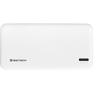 Внешний аккумулятор BigTech (BT-PB-10-W-2) 10000 mAh белый
