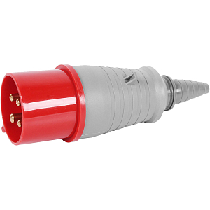 Вилка для розетки эл. каб. IEK  16А 3P+PE+N 380В IP44 ССИ-015 PSR02-016-5