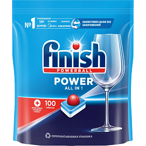 Таблетки для ПММ Finish Power 100шт/уп