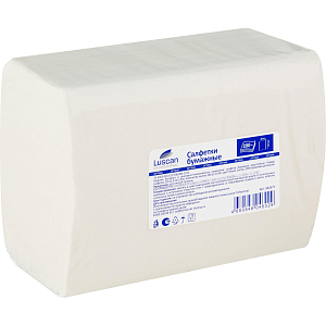 Салфетки бумажные Luscan Professional N4 2сл V слож 200л/уп
