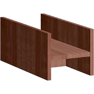 Подставка под системный блок IN Рондо  БК2 (1) N6 ноче милано 284х400х230