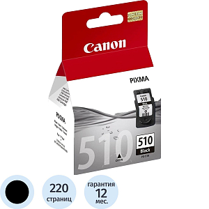 Картридж струйный Canon PG-510 (2970B007) чер для МР240/250/260/270/490/230