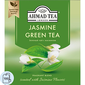 Чай Ahmad Green Jasmine Tea зеленый 100пак/уп 475-08