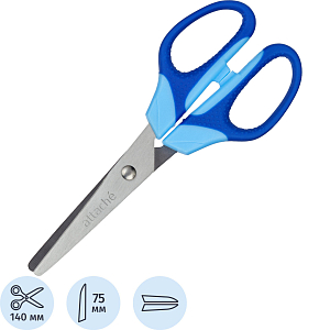 Ножницы Attache Ergo&Soft в ассор 14 см