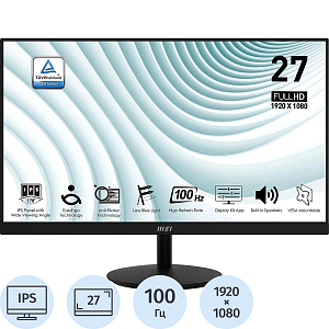 Монитор MSI (9S6-3PA2CT-085)27/FHD/IPS/100Hz/300cd/1ms/GTG 4ms
