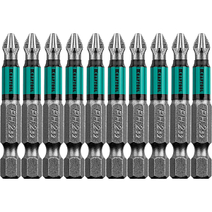 Бита KRAFTOOL Optimum Line PH2, 50 мм, тип E, 10 шт/уп (26122-2-50-10)