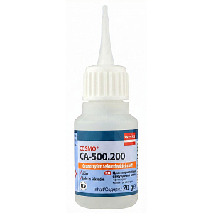 Клей цианоакрилатный секундный 20г COSMOCA-500.200(COSMOFEN CA 12)