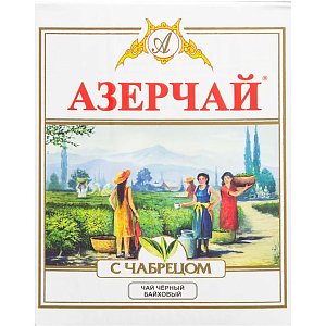 Чай Азерчай Букет черный с чабрецом 100г  234745/203974