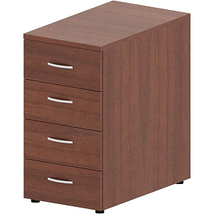 Тумба IN Рондо стационарная 05T082 406х600х755мм, 1 уп.,4 ящ., ноче милано