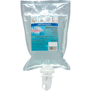 Картридж с жидким мылом KEMAN пен нейтрал S4 1000мл 100025-БЦ1000