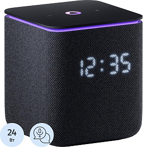 Умная колонка Яндекс Станция Миди с Алисой с Zigbee, черный (YNDX-00054BLK)