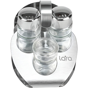 Набор для специй LARA: солонка, перечница, для зубочис.,салфетница(LR08-02)