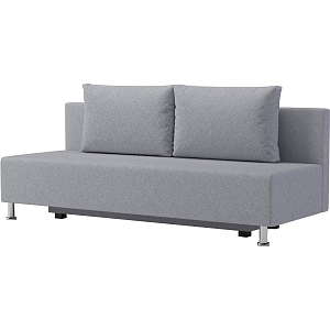 Диван - кровать SAL_0MX_МАРЛО рогожка Лагуна Светло-серый