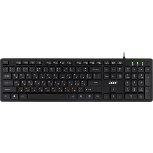 Клавиатура Acer OKW122 черный USB (ZL.KBDEE.00C)