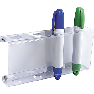 Держатель магнитный для маркеров Комус прозрачный акрил