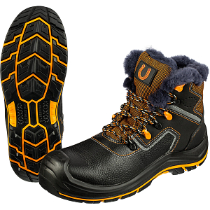 Ботинки PERFECT PROTECTION ПУ/НР с ПП и АС утепленные р.39 (111732)