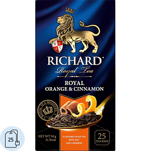 Чай Richard Royal Orange&Cinnamon черный 25 сашет 14143