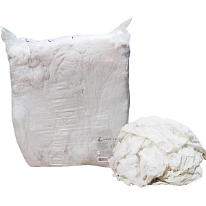 Ветошь лоскут вафельного полотна отбеленный, 10кг/уп_СПБ