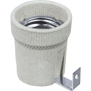 Патрон керамический Navigator E27 NLH-CL-H-E27 с держателем 71619