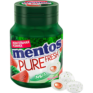 Жевательная резинка Mentos Pure Fresh  Арбуз, 54г