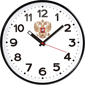 Часы настенные Troyka модель77, диаметр 305 мм,  пластик 77770732