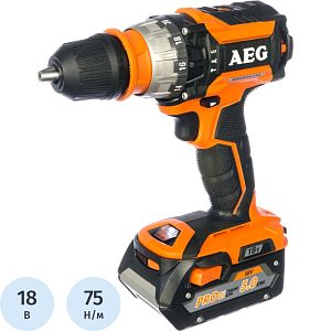 Дрель-шуруповерт бесщеточная аккумуляторная AEG BSB18CBLLI-502C 4935459396