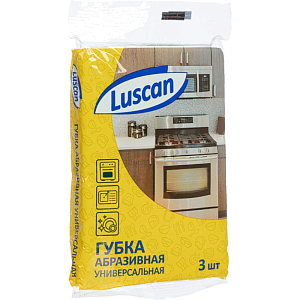 Пад ручной Губки абразивные Luscan 130x90x4 мм 3шт/уп