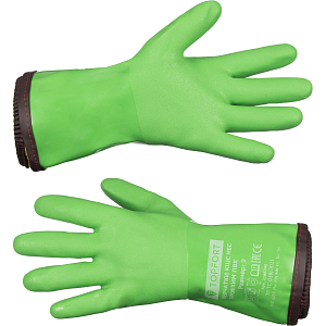 Перчатки TOPFORT ут. КЩС МБС хлопк. с ПВХ покр. Фриз Профхим ПВХ р. 9