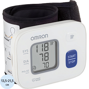 Тонометр OMRON RS2 на запястье с поверкой