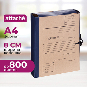 Папка архивная  Дело  крафт/бумвинил 8см 4 завязки