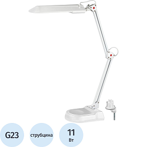 Светильник Эра NL-202 G23-11W-W белый