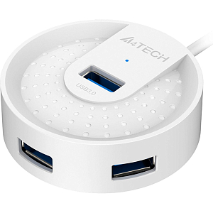 Разветвитель USB 3.0 A4Tech HUB-30 4порт. белый