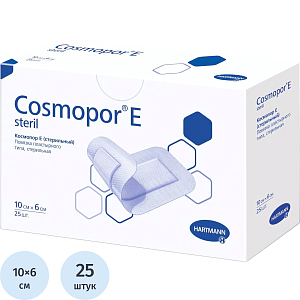 Повязка самок. стер 10х6см  25 шт., COSMOPOR E 9010290/9010094