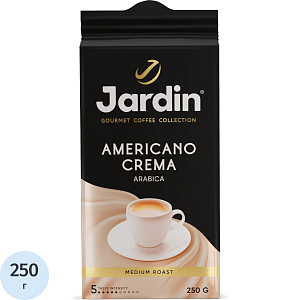 Кофе Jardin Americano Crema молотый,250г, 0556-12
