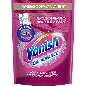 Пятновыводитель VANISH Oxi Advance Мультисила для цвет/тканей 400г порошок