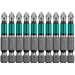 Бита KRAFTOOL Optimum Line PH2, 50 мм, тип E, 10 шт/уп (26122-2-50-10)