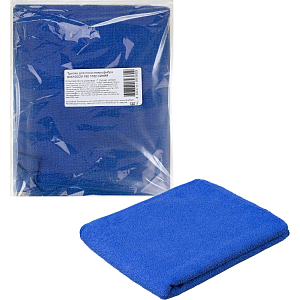 Тряпка для пола микрофибра синяя 80х100 180г/м2