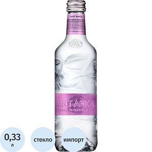 Вода минеральная Sant Aniol природ. стол. пит. газ.,ст/б, 0,33л