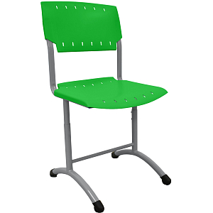 Стул ученический 0MX_GL_SIGMA,рег 5-7 гр.р,420-500мм,RAL7004, пласт.RAL6038