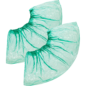 Бахилы н/с, п/э Стандарт 2,8г зеленый 50 пар/уп