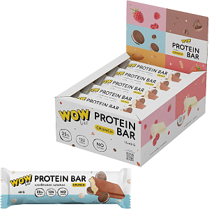 Батончик протеиновый WOWBAR со вкусом Сливочное печенье, 40г 15шт/уп