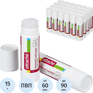 Клей-карандаш 15г ATTACHE 'EXTRA' 15534