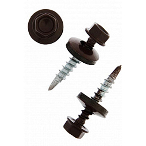 Саморезы кровельные 4,8х28 RAL-8017 коричн. 300 шт Tech-Krep/Zitar 103180