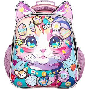Ранец Комус Класс Basic Kitty Stikers, 2 отд