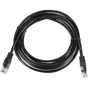 Патч-корд BigTech OPCC010 UTP CCA кат.5e/3м/литой/многожильный (черный)