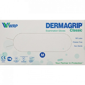 Перчатки мед.смотров. латекс н/c,н/о, текст,2хлор Dermagrip Cls (XS) 50п/уп